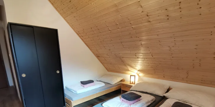 Horská chata v KRNAPu: snídaně nebo polopenze i sauna