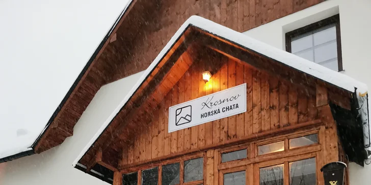Horská chata v KRNAPu: snídaně nebo polopenze i sauna