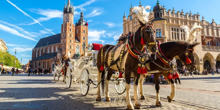 Velikonoční víkend v Polsku: Krakov a Wrocław, doprava, 1 noc se snídaní