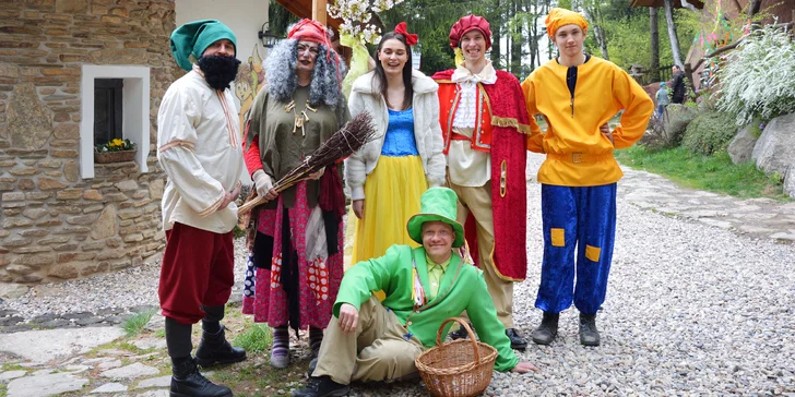 Vstupné na prohlídku Pohádkové vesničky Podlesíčko na Vysočině