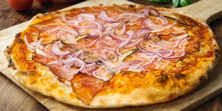 Itálie na Císařské louce: dvě pizzy podle výběru ze 4 druhů o průměru 33 cm