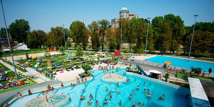 Grand hotel v maďarské Ostřihomi: polopenze, aquapark s wellness, super herna a bazilika na dohled