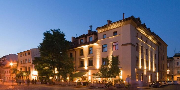 4* pobyt Krakově: designový hotel v centru města, snídaně či polopenze i hodinový vstup do sauny