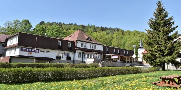 Pohoda v Krkonoších s polopenzí, vstupem do bazénu a výlety