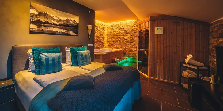 Wellness relax v Moravském krasu: 90 min. v privátním wellness, polopenze