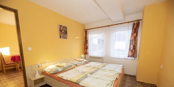 Jihočeský penzion mezi Českým Krumlovem a Třeboní: apartmány se snídaní