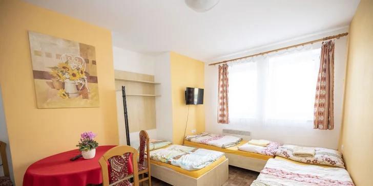 Jihočeský penzion mezi Českým Krumlovem a Třeboní: apartmány se snídaní