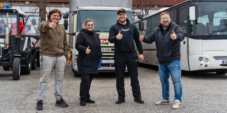 Zážitková jízda nákladním vozem DAF/IVECO pro dospělého: 45 nebo 60 min.