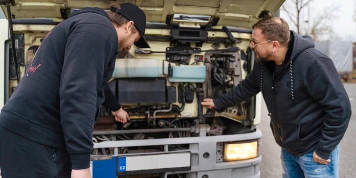 Zážitková jízda nákladním vozem DAF/IVECO pro dospělého: 45 nebo 60 min.