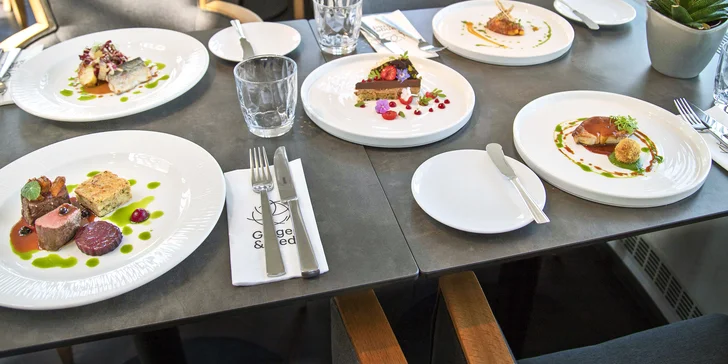 5chodové degustační menu v restauraci Ginger & Fred i s vinným párováním