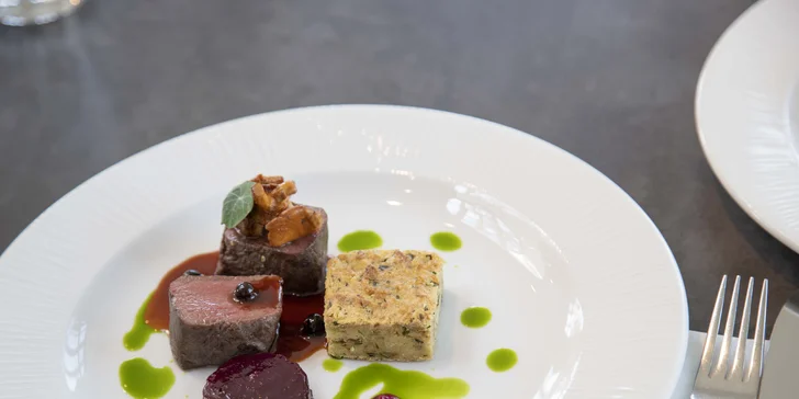 5chodové degustační menu v restauraci Ginger & Fred i s vinným párováním