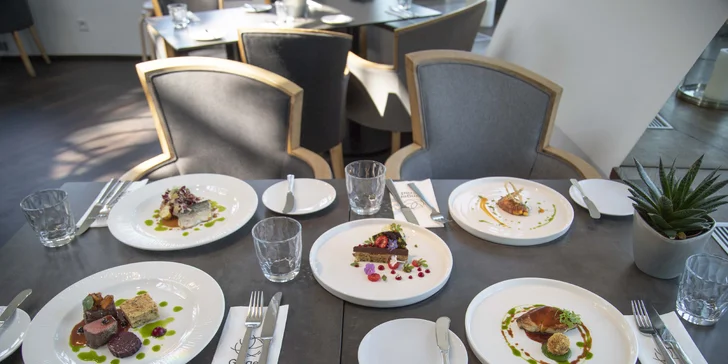 5chodové degustační menu v restauraci Ginger & Fred i s vinným párováním