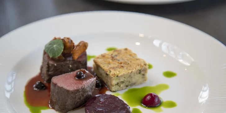 5chodové degustační menu v restauraci Ginger & Fred i s vinným párováním
