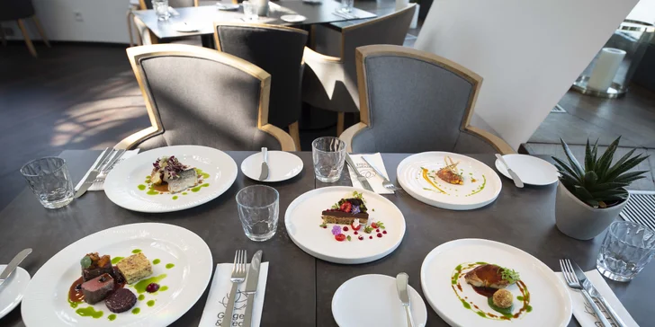 5chodové degustační menu v restauraci Ginger & Fred i s vinným párováním