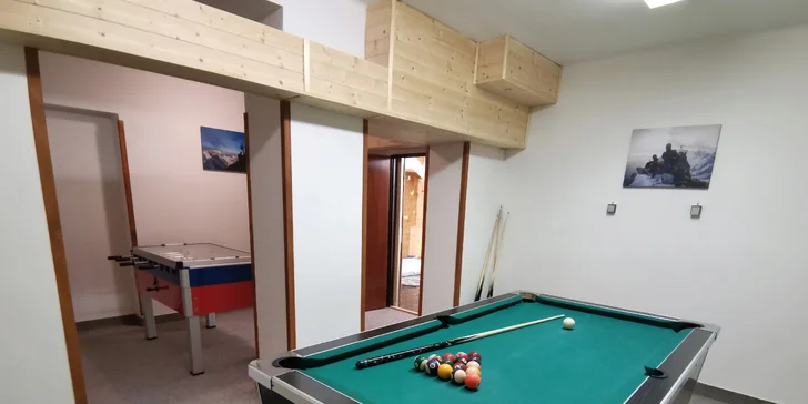 Horská chata v KRNAPu: snídaně nebo polopenze i sauna