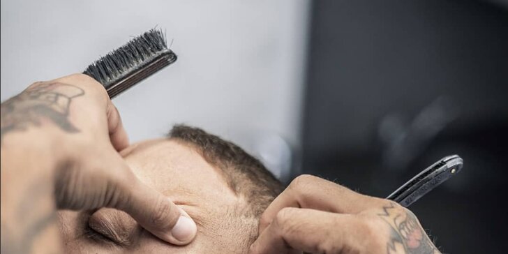 Péče pro chlapy od barbera Lumara: střih vlasů, úprava vousů nebo komplet s masáží a obočím