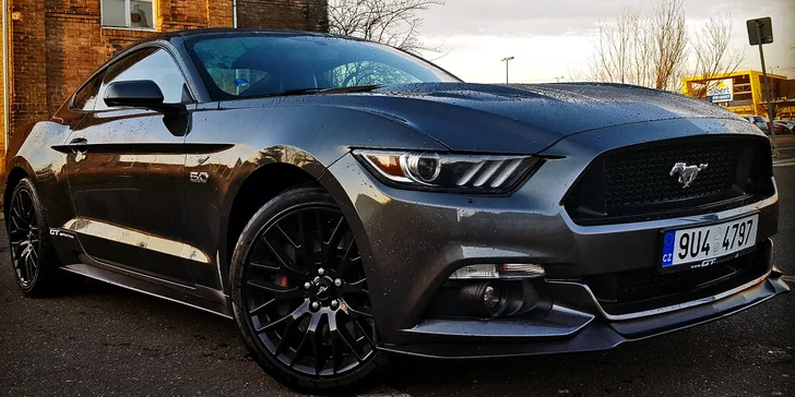 Jízda v Mustangu GT 5.0: 30 nebo 60 min. spolujízdy či řízení