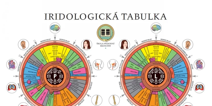 Diagnostika zdraví z oční duhovky, jazyka a pulzu