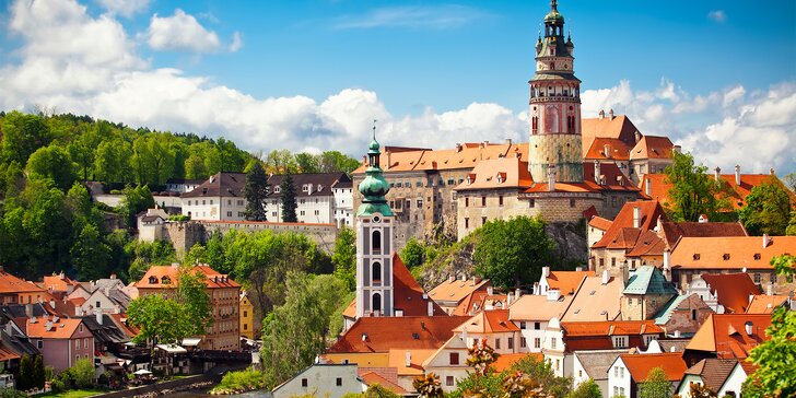 Vyrazte na jednodenní výlet nejen po památkách UNESCO: Český Krumlov, Telč i Hluboká nad Vltavou