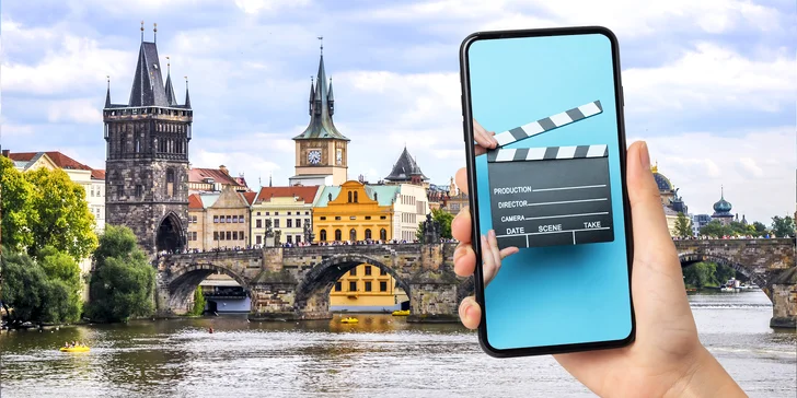 Po stopách filmařů: venkovní kvízová a šifrovací hra Filmová Praha až pro 6 hráčů