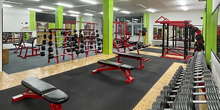 Až 5 časově neomezených vstupů do moderního fitness Mikys Gym