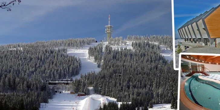 3-4denní lyžování a wellness pro 2 ve Skiareálu Klínovec
