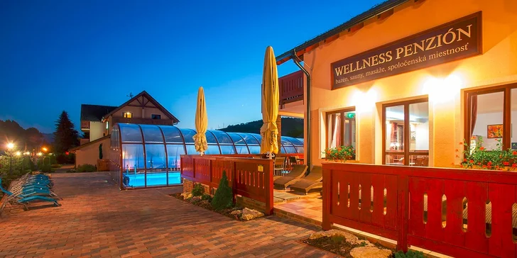 Báječná dovolená u Bešeňové: polopenze, wellness a balíček slev