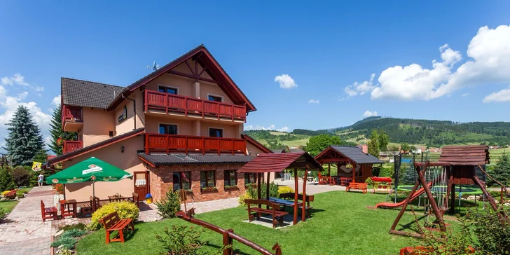 Wellness pobyt v penzionu Motýl*** u obce Bešeňová. Dítě do 12 let zdarma!