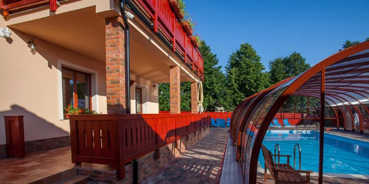 Wellness pobyt v penzionu Motýl*** u obce Bešeňová. Dítě do 12 let zdarma!