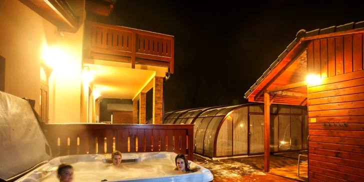 Wellness pobyt v penzionu Motýl*** u obce Bešeňová. Dítě do 12 let zdarma!