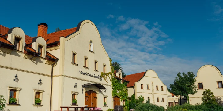 Relaxační pobyt ve Vinařství U Kapličky: polopenze, wellness a degustace vín