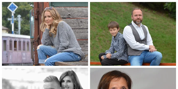 Fotografování v ateliéru či exteriéru pro jednotlivce, páry i rodiny