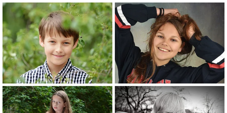 Fotografování v ateliéru či exteriéru pro jednotlivce, páry i rodiny