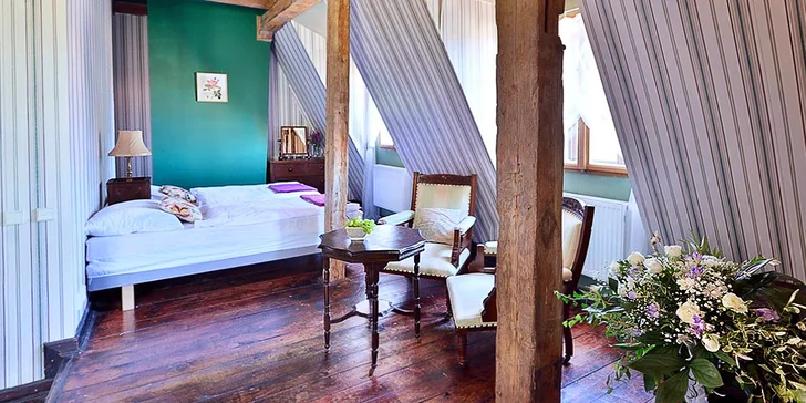 4* pobyt kousek od Konopiště s polopenzí, aktivitami i privátním wellness
