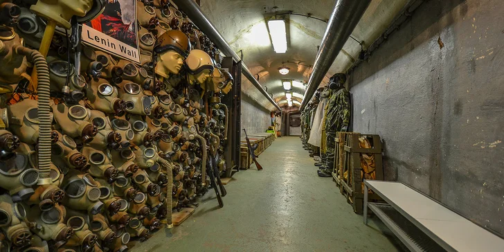 Navštivte atomový bunkr: 100min. vycházka s výkladem a návštěvou bunkru