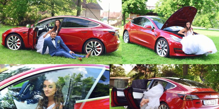Až 120min. jízda v elektromobilu Tesla Model 3 performance: spolujízda i řízení pro 1 osobu