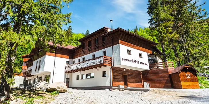 Užijte si Nízké Tatry: rodinná dovolená s polopenzí přímo pod Chopkem