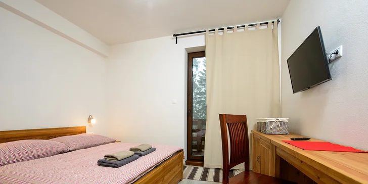 Rodinná dovolená na jihu Chopku: ubytování s polopenzí a výhledem na hory