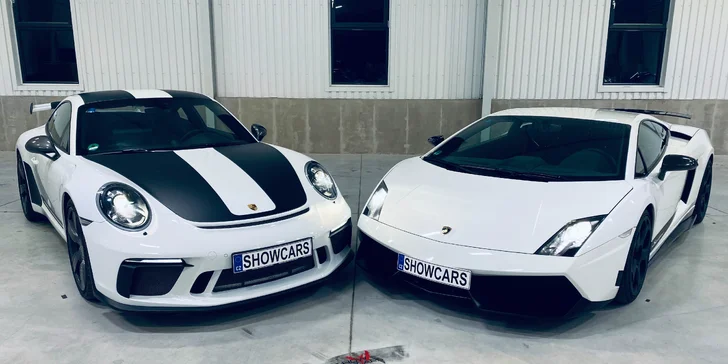 Porovnejte výkon dvou supersportů: jízda ve dvou autech pro jednoho