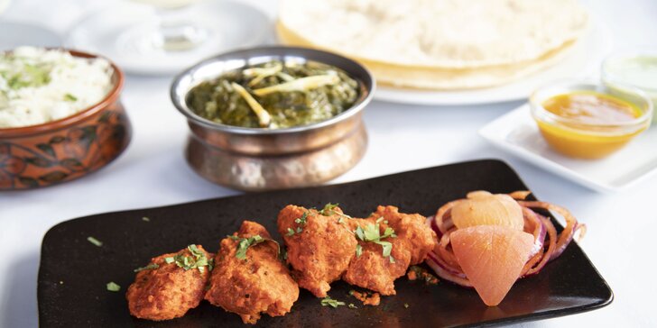 Ta pravá Indie: degustační menu plné chutí pro 1 nebo 2 osoby