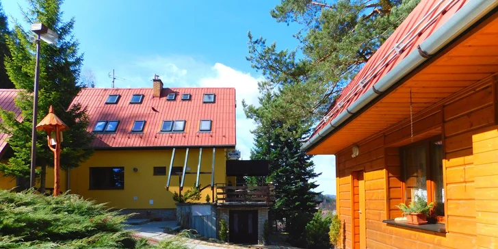 Za výlety a odpočinkem do malebných Beskyd s polopenzí a saunou