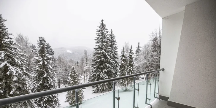 Pobyt ve Špindlerově Mlýně: hotel s polopenzí i vstup do wellness a aquaparku, sjezdovky