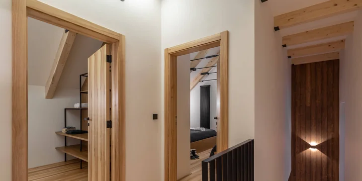 Ubytování v luxusní horské chatě se soukromým wellness na Dolní Moravě