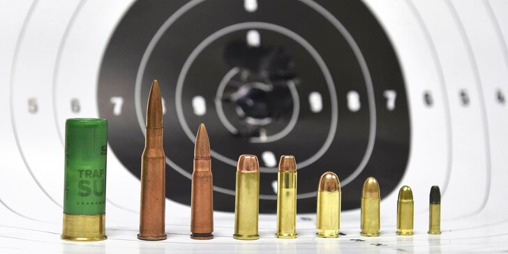 Střelba na kryté střelnici: až 54 nábojů, možnost střídání ve dvou a varianta pro děti