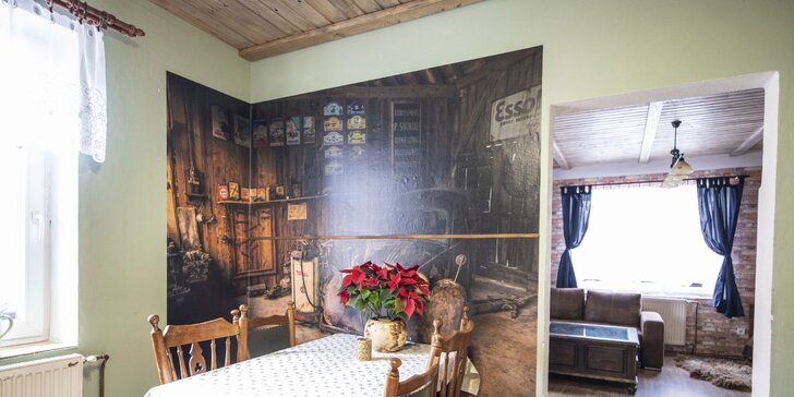 Stylové ubytování v romantických venkovských apartmánech na severu Čech