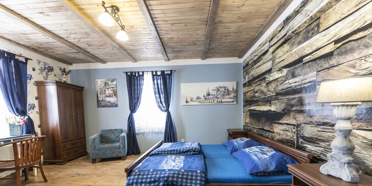 Stylové ubytování v romantických venkovských apartmánech pro 2 až 10 osob