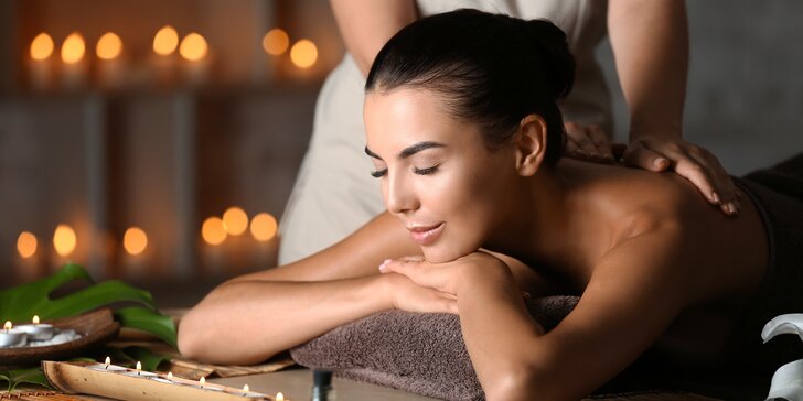 Luxusní thajská masáž dle výběru s francouzskými oleji Yves Rocher i masáží obličeje