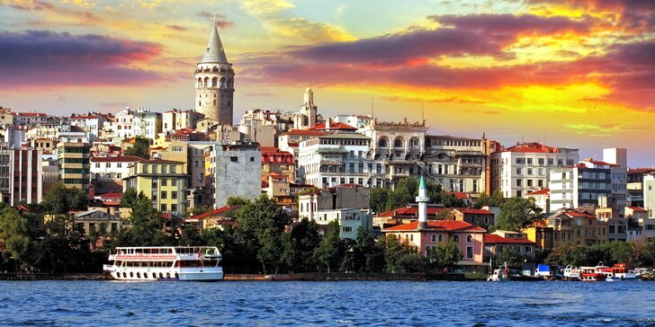 Brána Orientu: poznávací zájezd do Istanbulu, 3 noci vč. snídaně a průvodce
