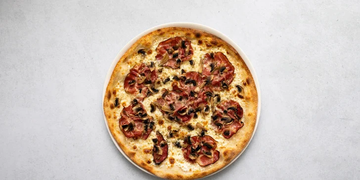 Rozvoz nebo odnos s sebou: pizza Ø 45 cm, výběr z 51 druhů