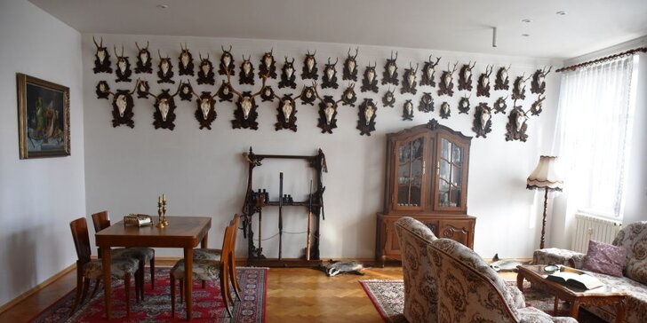 Jako panstvo: lovecký apartmán v historickém domě v centru Frenštátu pod Radhoštěm